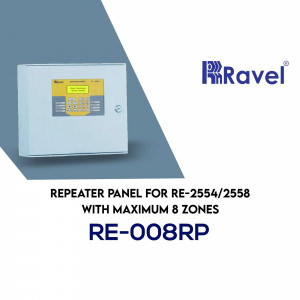 Ravel RE-008RP Repeater Panel for RE-2554/2558 with maximum 8 zones