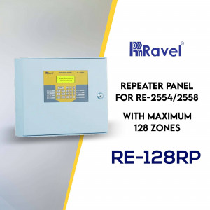 Ravel RE-128RP Repeater Panel for RE-2554/2558 with 128 Zones
