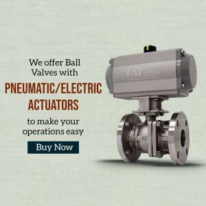 Stainless steel ball valve with pneumatic/electric actuator for industrial applications