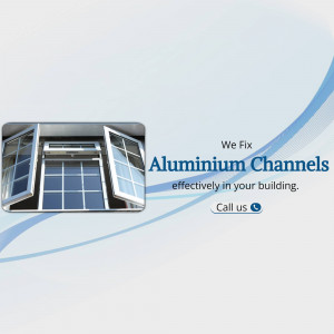 Image of aluminum window channels being repaired