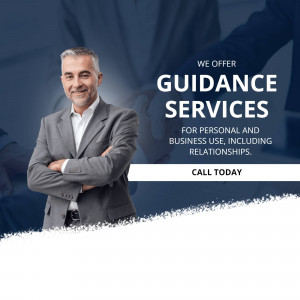 Professional man offering guidance services for personal and business needs.