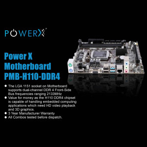 Power X Motherboard PMB-H110-DDR4 - Computer Component