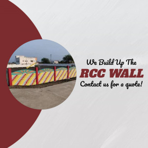 Image of a colorful RCC wall with text promoting quote requests.