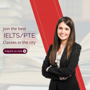 IELTS/PTE Classes - Join The Best Artwork For Twitter