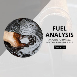 Image depicting fuel analysis for diesel, aviation, and marine fuels.