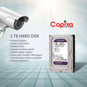 Capixa 1TB Hard Disk with Security Camera