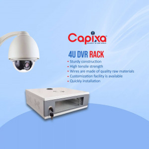 Capixa 4U DVR Rack with security camera