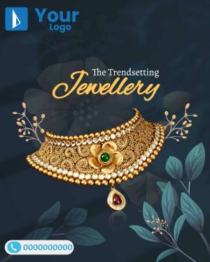 Close-up of a gold necklace with intricate details and gemstones