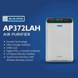 Blue Star AP372LAH Air Purifier with features listed