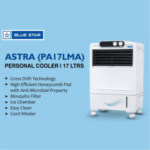 Blue Star Astra (PAI17LMA) 17 Litre Personal Cooler