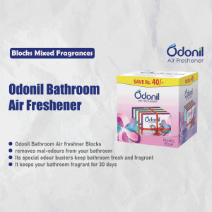 Odonil Bathroom Air Freshener - Blocks Mixed Fragrances Branding Post For WhatsApp