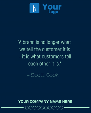 Quote about brand perception by Scott Cook