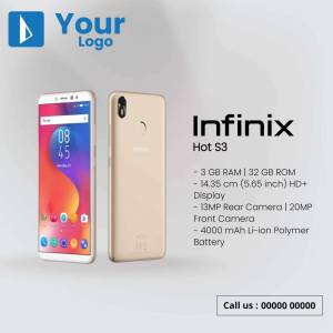 Infinix Hot S3 smartphone with specifications