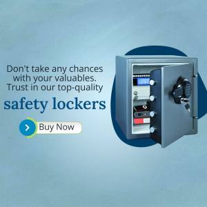 Secure Your Valuables With Top-Quality Safety Lockers Creative Design For Google Business Profile