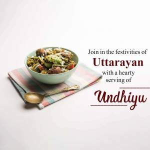 A bowl of Undhiyu, a traditional Gujarati dish, served with rice and a spoon.
