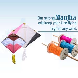 Manjha Kite Flying Branding Post For Telegram