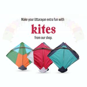 Kites For Uttarayan Business Poster For X