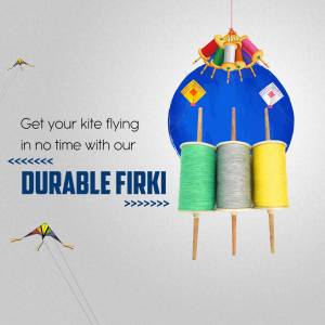 Durable Firki Kite Poster For LinkedIn