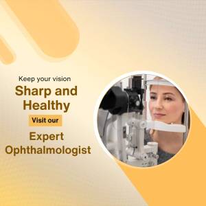 Woman undergoing an eye exam with an ophthalmologist