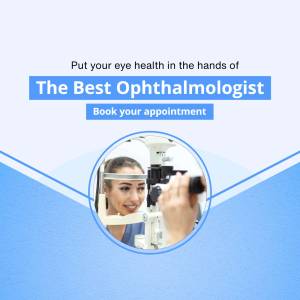 Woman undergoing an eye exam with an ophthalmologist