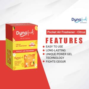 Dynafresh Citrus Pocket Air Freshener product shot
