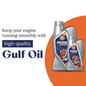Gulf Pride Engine Oil Advertisement Image For Facebook