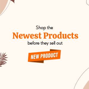 Advertisement for newest products with a 'New Product' button.