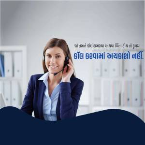 A friendly customer support representative wearing a headset and smiling.