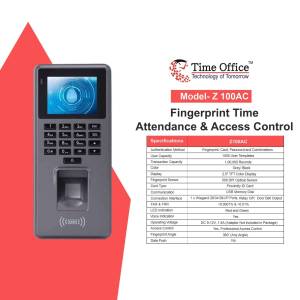 Time Office Z100AC Fingerprint Time Attendance System