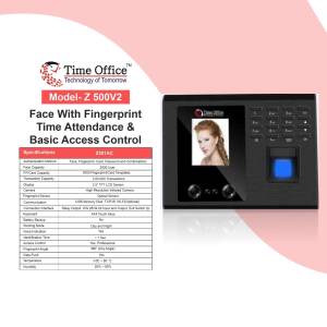 Time Office Model-Z 500V2 biometric attendance machine with face and fingerprint recognition