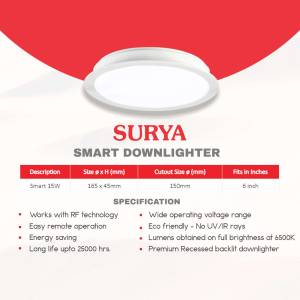 Surya Smart Downlighter Advertisement For Threads