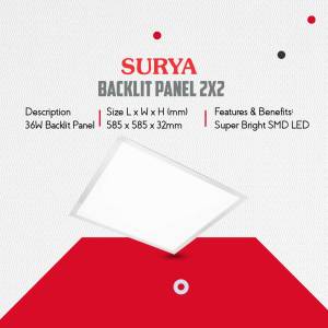 Surya Backlit Panel 2x2 Graphic For Google Business Profile