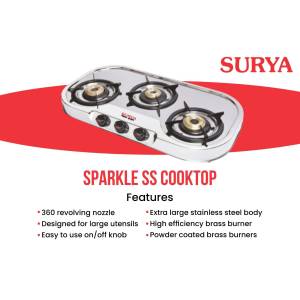 Surya Sparkle SS Cooktop Promotional Banner For Telegram