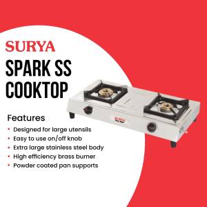 Surya Spark SS Cooktop Advertisement For Facebook