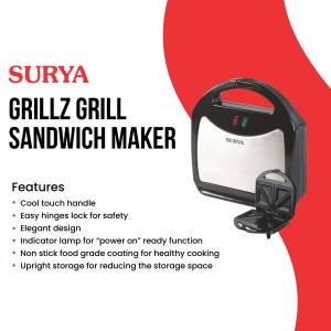 Surya Grillz Grill Sandwich Maker Poster For LinkedIn