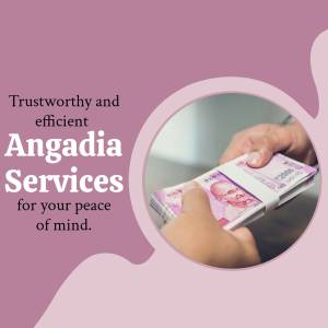 Angadia Services - Secure Money Transfer Artwork For X