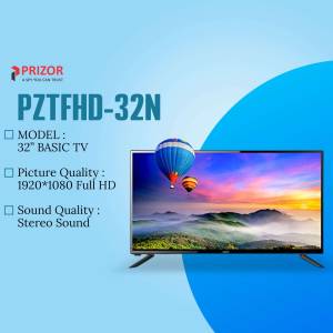 Prizor 32 inch Basic TV with a scenic landscape displayed on the screen