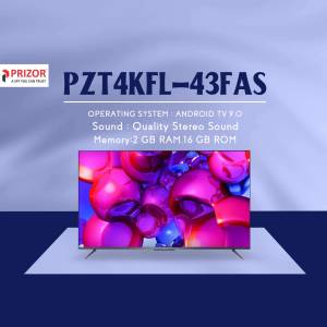 Prizor 43-inch 4K Android TV with vibrant display