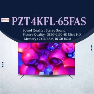 PZTA4KFL-65FAS Smart TV with vibrant display