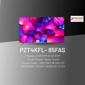 Prizor 85FAS 4K Ultra HD Smart TV with vibrant display