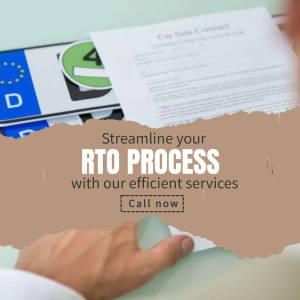 Image depicting RTO process streamlining with a hand holding documents and a call to action.
