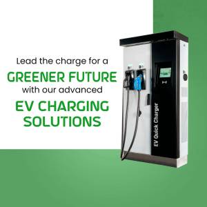 EV charging station promoting a greener future