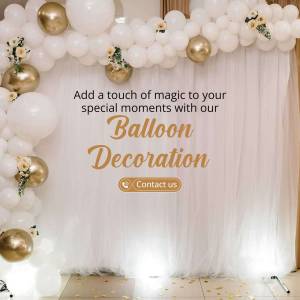 Elegant Balloon Decoration For Special Occasions Poster For Pinterest