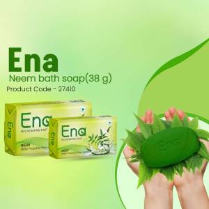 Ena Neem Bath Soap with Neem Leaves