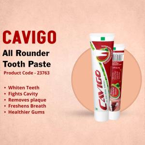 Cavigo All Rounder Toothpaste product advertisement