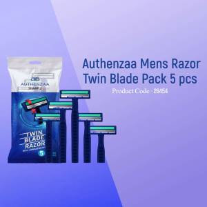 Pack of Authenzaa Twin Blade Razors