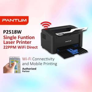 Pantum P2518W Single Function Laser Printer with WiFi Direct