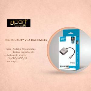 Uport High Quality VGA RGB Cables - Type-C to HDMI Adapter