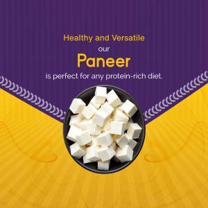 Paneer - Healthy And Versatile Graphic For Facebook