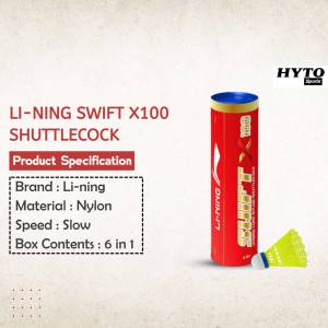 Image of Li-Ning Swift X100 Shuttlecock with product specifications